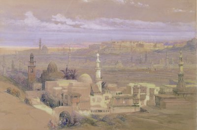 Kairo vom Tor von Citizenib aus, Blick in Richtung Wüste von Suez von David Roberts